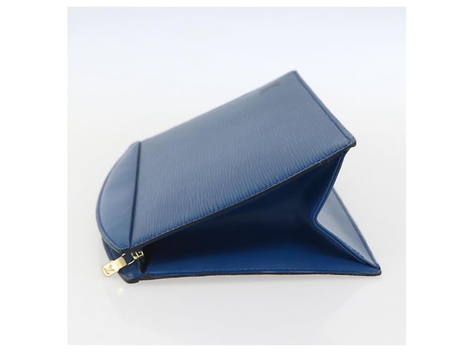 LOUIS VUITTON Epi Trousse Crete Pouch Blu M48405 LV Auth bs31950 - vista 3