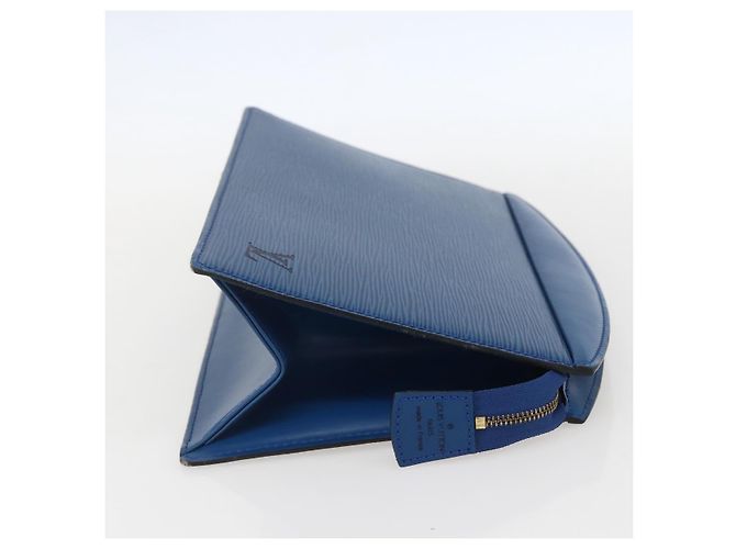 LOUIS VUITTON Epi Trousse Crete Pouch Blu M48405 LV Auth bs31950 - vista 4