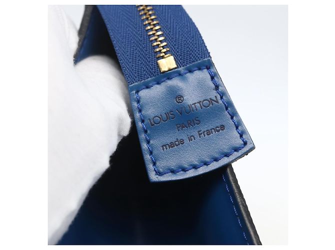 LOUIS VUITTON Epi Trousse Crete Pouch Blu M48405 LV Auth bs31950 - vista 8