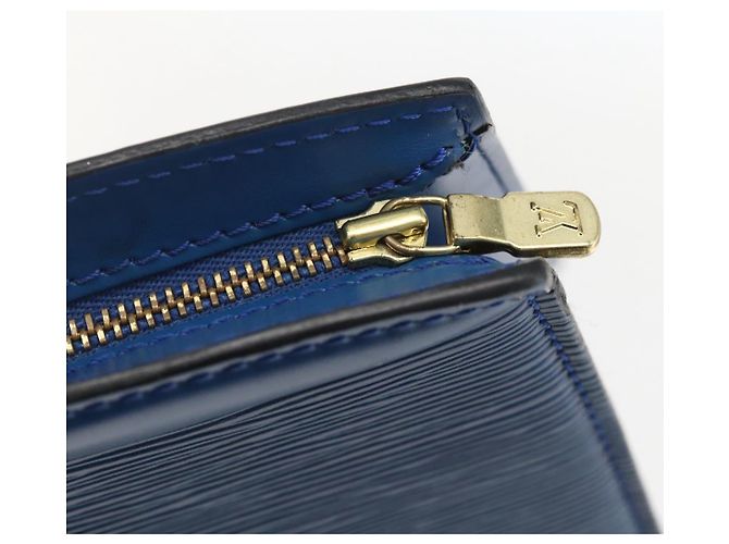 LOUIS VUITTON Epi Trousse Crete Pouch Blu M48405 LV Auth bs31950 - vista 9