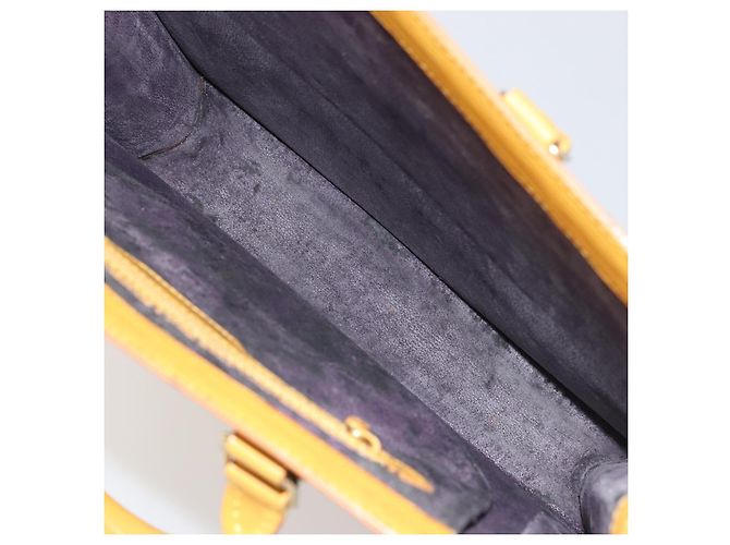 LOUIS VUITTON Borsa Sac Plat Epi Gialla M52079 LV Auth 160870 Giallo - vista 10