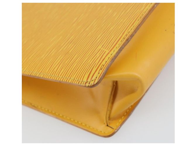LOUIS VUITTON Borsa Sac Plat Epi Gialla M52079 LV Auth 160870 Giallo - vista 14