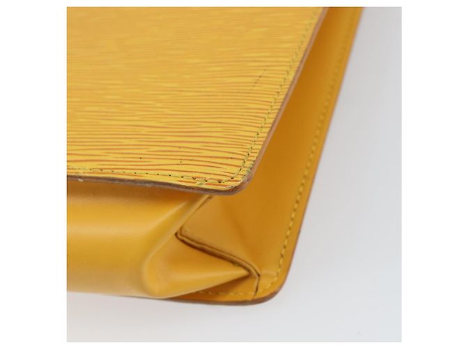 LOUIS VUITTON Borsa Sac Plat Epi Gialla M52079 LV Auth 160870 Giallo - vista 15