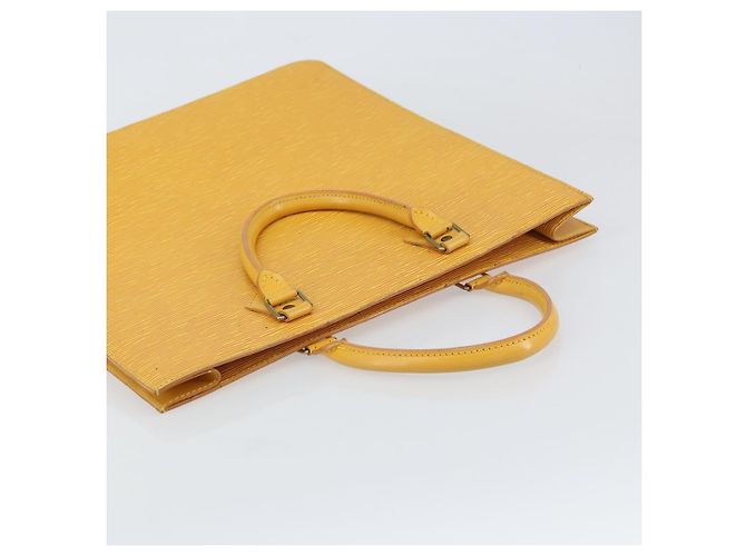 LOUIS VUITTON Borsa Sac Plat Epi Gialla M52079 LV Auth 160870 Giallo - vista 6