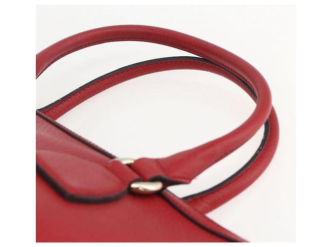 Borsa a mano in pelle Gucci 2way rossa e oro 449659 Auth ep12480 Rosso D'oro - vista 8