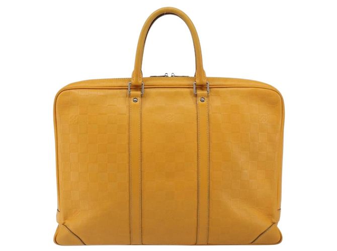 LOUIS VUITTON Borsa Porta Documenti da Viaggio Damier Infini Solare N41218 Auth 157359 - vista 2