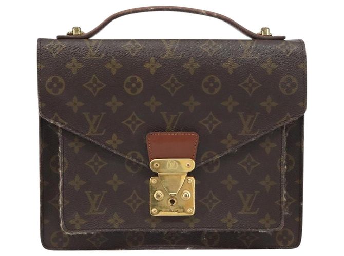 LOUIS VUITTON Borsa Monceau 28 M51185 LV Auth 157663 Monogramma - vista 13