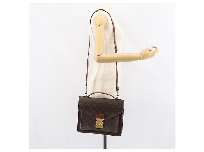LOUIS VUITTON Borsa Monceau 28 M51185 LV Auth 157663 Monogramma - vista 28