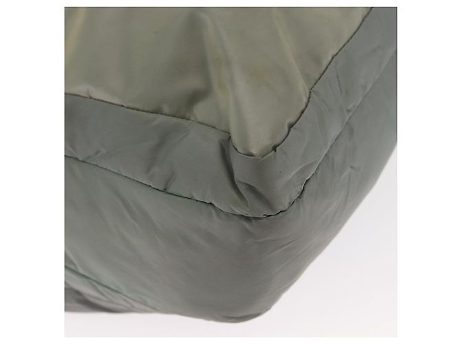 PRADA Borsa a Spalla Sportiva in Nylon Verde Argento Auth ka1103 - vista 9