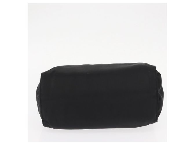 PRADA Borsa a mano in nylon nero dorato Auth 158131 D'oro - vista 5