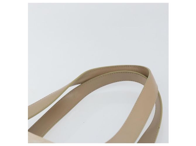 CHANEL Nuova Borsa Tote da Viaggio Nylon Beige Oro CC Auth 158686 D'oro - vista 8
