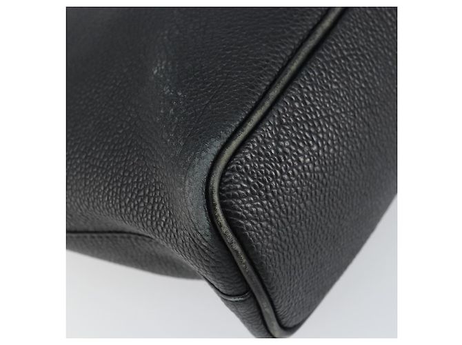 Borsa a mano in pelle nera e oro BURBERRY Auth bs31757 Nero D'oro - vista 14