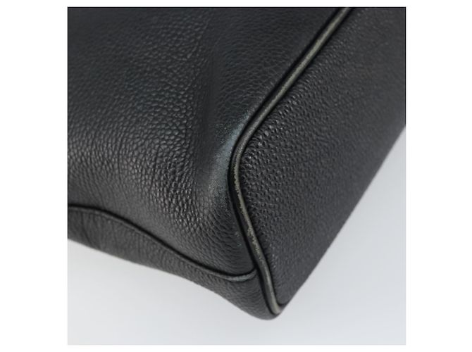 Borsa a mano in pelle nera e oro BURBERRY Auth bs31757 Nero D'oro - vista 16