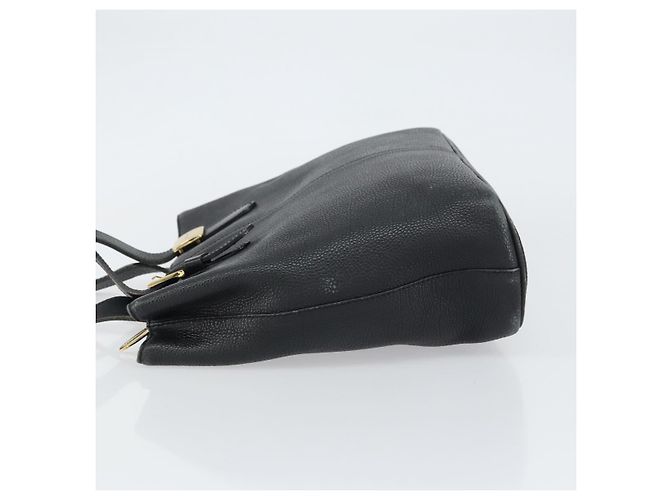 Borsa a mano in pelle nera e oro BURBERRY Auth bs31757 Nero D'oro - vista 4