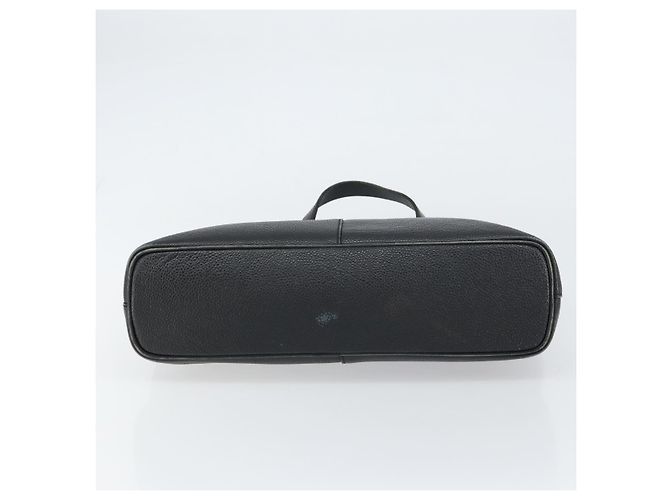 Borsa a mano in pelle nera e oro BURBERRY Auth bs31757 Nero D'oro - vista 5
