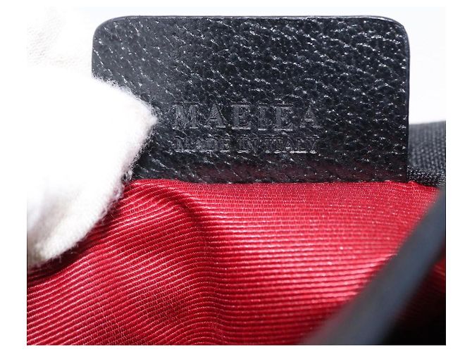 Bulgari Borsa Tote BVLGARI Logo Mania in tela nera e argento autentica 156876 - vista 12