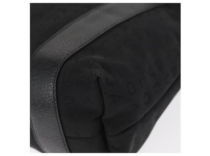 Bulgari Borsa Tote BVLGARI Logo Mania in tela nera e argento autentica 156876 - vista 14