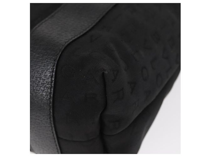 Bulgari Borsa Tote BVLGARI Logo Mania in tela nera e argento autentica 156876 - vista 16