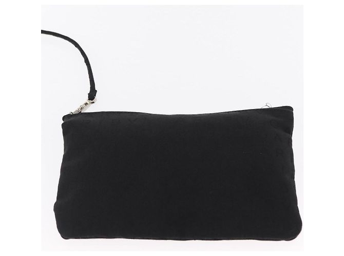 Bulgari Borsa Tote BVLGARI Logo Mania in tela nera e argento autentica 156876 - vista 20