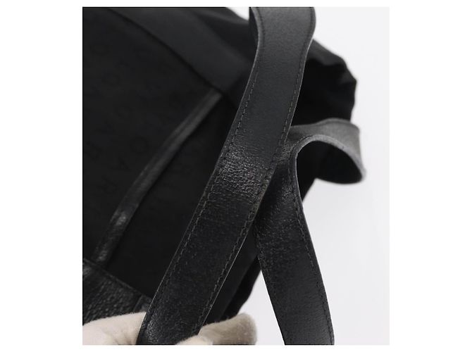 Bulgari Borsa Tote BVLGARI Logo Mania in tela nera e argento autentica 156876 - vista 7