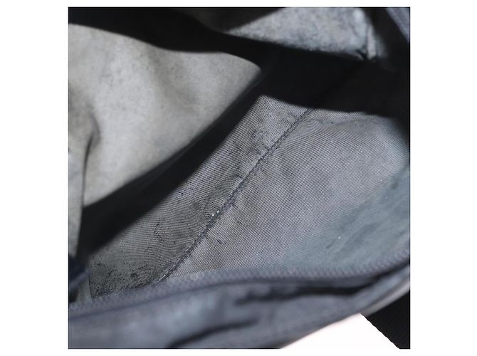 Borsa a Spalla PRADA Nylon Nero Argento Autentica am9977 - vista 11