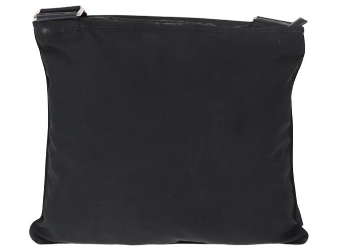 Borsa a Spalla PRADA Nylon Nero Argento Autentica am9977 - vista 2