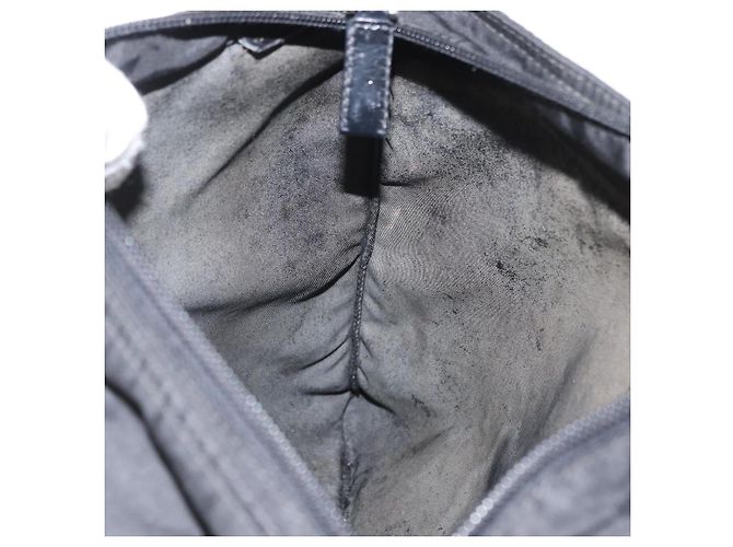 Borsa a Spalla PRADA Nylon Nero Argento Autentica am9977 - vista 21