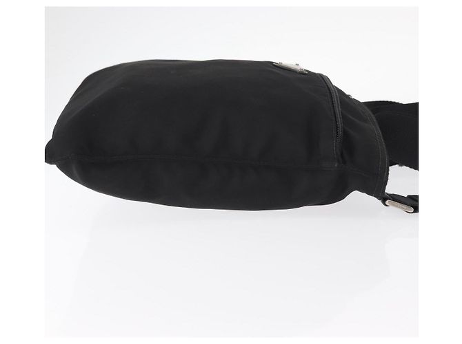 Borsa a Spalla PRADA Nylon Nero Argento Autentica am9977 - vista 3