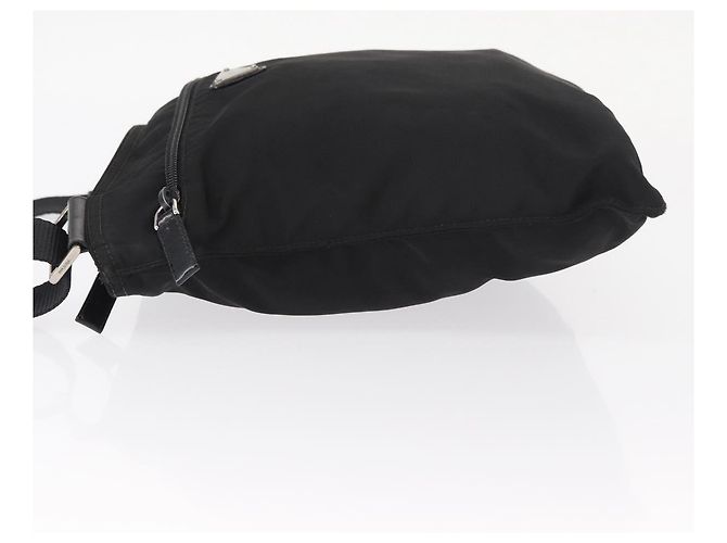 Borsa a Spalla PRADA Nylon Nero Argento Autentica am9977 - vista 4
