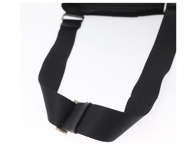 Borsa a Spalla PRADA Nylon Nero Argento Autentica am9977 - vista 7