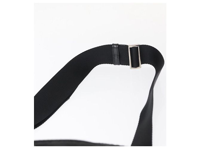 Borsa a Spalla PRADA Nylon Nero Argento Autentica am9977 - vista 8