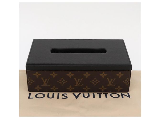 LOUIS VUITTON Monogram Damier Azur Tissue Box GI1445 LV Auth 159622S - view 12