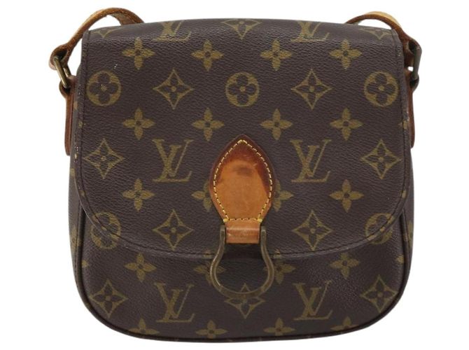 LOUIS VUITTON Borsa a Spalla Monogram Saint Cloud MM M51243 LV Auth 158645 Monogramma - vista 13