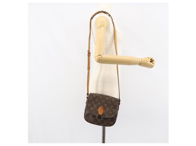 LOUIS VUITTON Borsa a Spalla Monogram Saint Cloud MM M51243 LV Auth 158645 Monogramma - vista 26