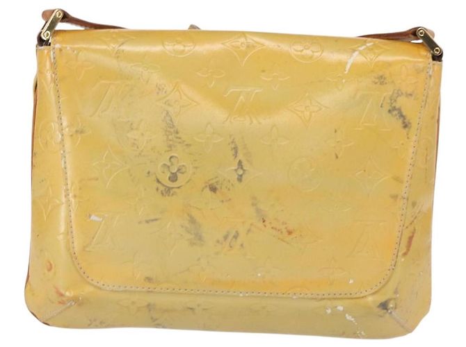 LOUIS VUITTON Borsa Thompson Street Monogram Vernis Grigia M91008 LV Auth bs31985 Grigio - vista 2