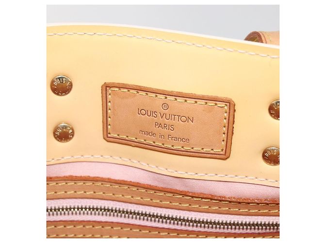 LOUIS VUITTON Borsa Reade PM Monogram Vernis Rosa Marshmallow M91306 Auth ka1034 - vista 17