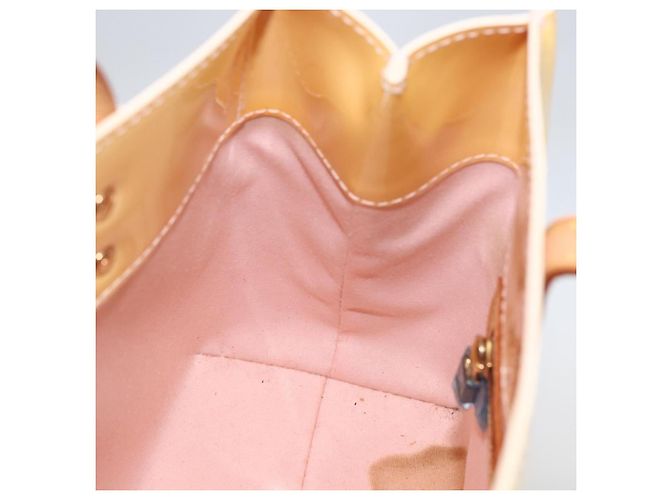 LOUIS VUITTON Borsa Reade PM Monogram Vernis Rosa Marshmallow M91306 Auth ka1034 - vista 20