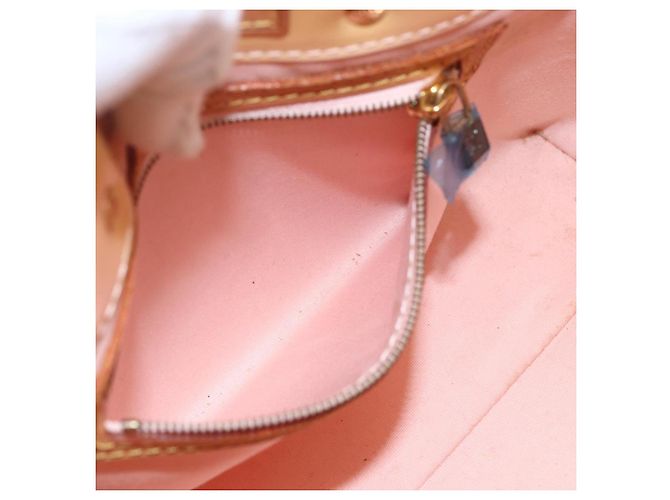 LOUIS VUITTON Borsa Reade PM Monogram Vernis Rosa Marshmallow M91306 Auth ka1034 - vista 21