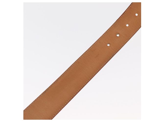 LOUIS VUITTON Multicolor Ceinture LV Printed Initials Studs M6909 Auth 159470V White - view 20