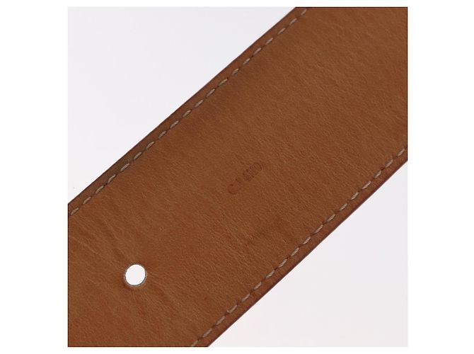 LOUIS VUITTON Multicolor Ceinture LV Printed Initials Studs M6909 Auth 159470V White - view 24