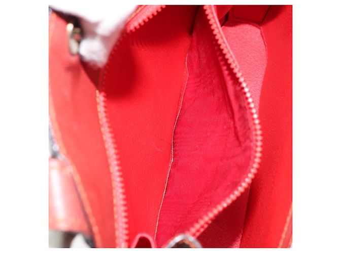 Céline Borsa a mano CELINE in pelle rossa e oro Auth bs32099 Rosso D'oro - vista 11