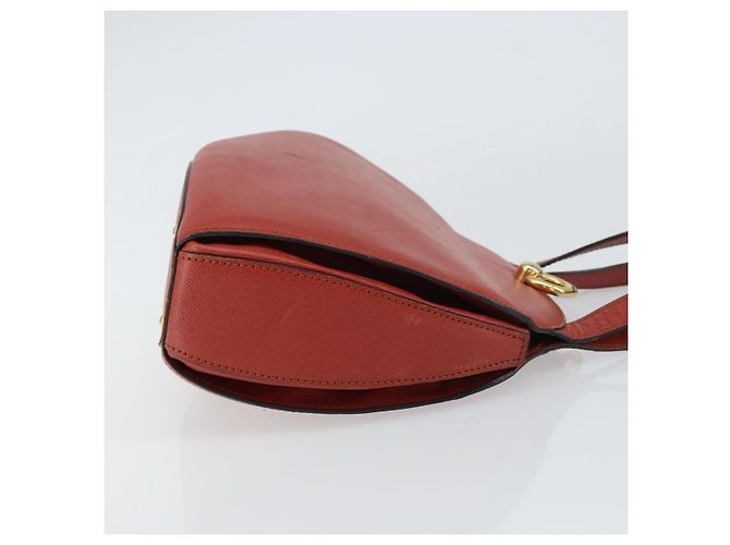 Céline Borsa a mano CELINE in pelle rossa e oro Auth bs32099 Rosso D'oro - vista 3