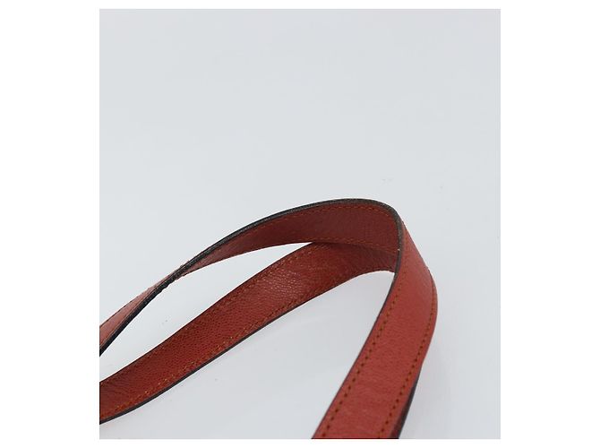 Céline Borsa a mano CELINE in pelle rossa e oro Auth bs32099 Rosso D'oro - vista 8