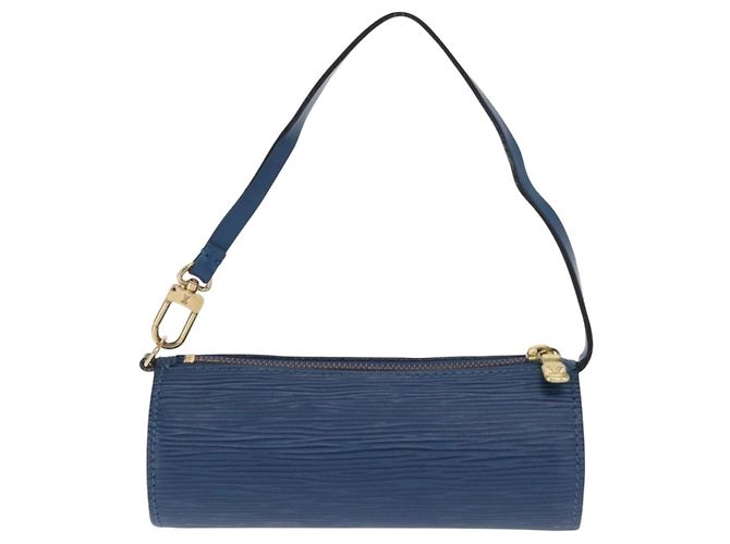 LOUIS VUITTON Pochette Soufflot Epi Blu LV Auth ep12199 - vista 2