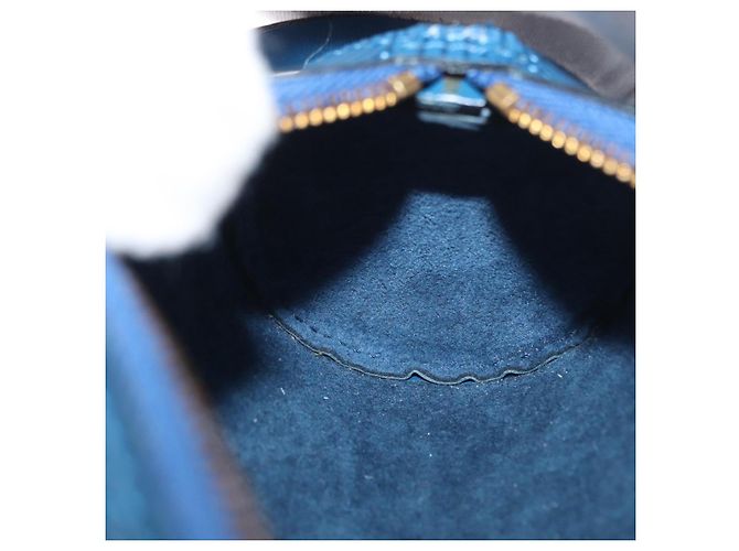 LOUIS VUITTON Pochette Soufflot Epi Blu LV Auth ep12199 - vista 20