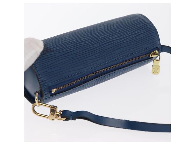 LOUIS VUITTON Pochette Soufflot Epi Blu LV Auth ep12199 - vista 6