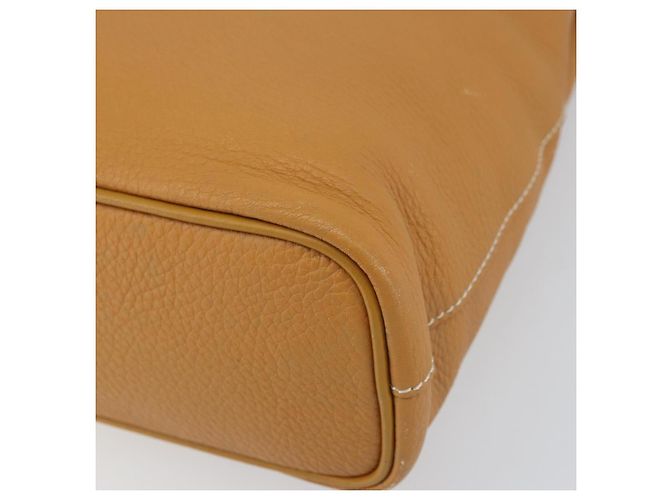 Autre Marque Borsa Tote in Pelle Beige Oro Burberrys Auth 160726 D'oro - vista 15