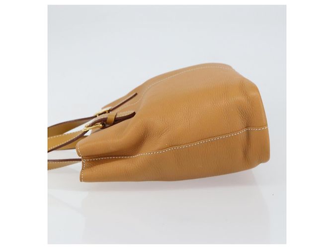Autre Marque Borsa Tote in Pelle Beige Oro Burberrys Auth 160726 D'oro - vista 4