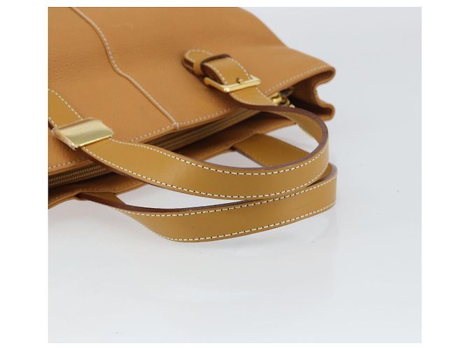 Autre Marque Borsa Tote in Pelle Beige Oro Burberrys Auth 160726 D'oro - vista 7