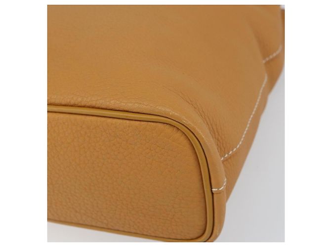 Autre Marque Borsa Tote in Pelle Beige Oro Burberrys Auth 160726 D'oro - vista 9